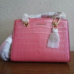 New Michael Kors Genuine Leather Croasbody Purse